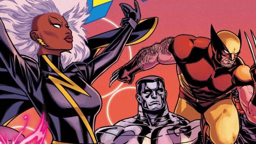Portada de X-Men: Outback con el equipo clásico en Australia