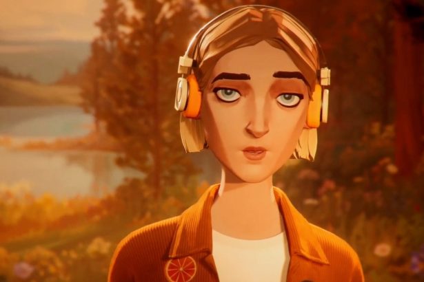 Captura de pantalla del juego Mixtape mostrando la interfaz musical