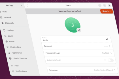 Interfaz web de la página principal de Ubuntu