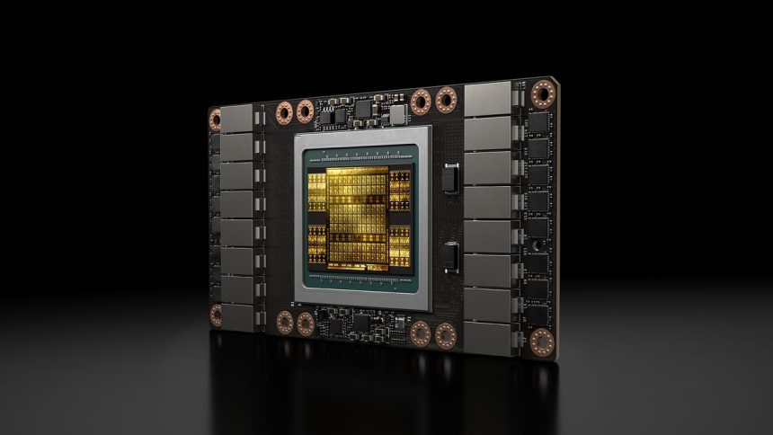 Nvidia Tesla V100 GPU adaptada con PCB personalizado y refrigeración 3D