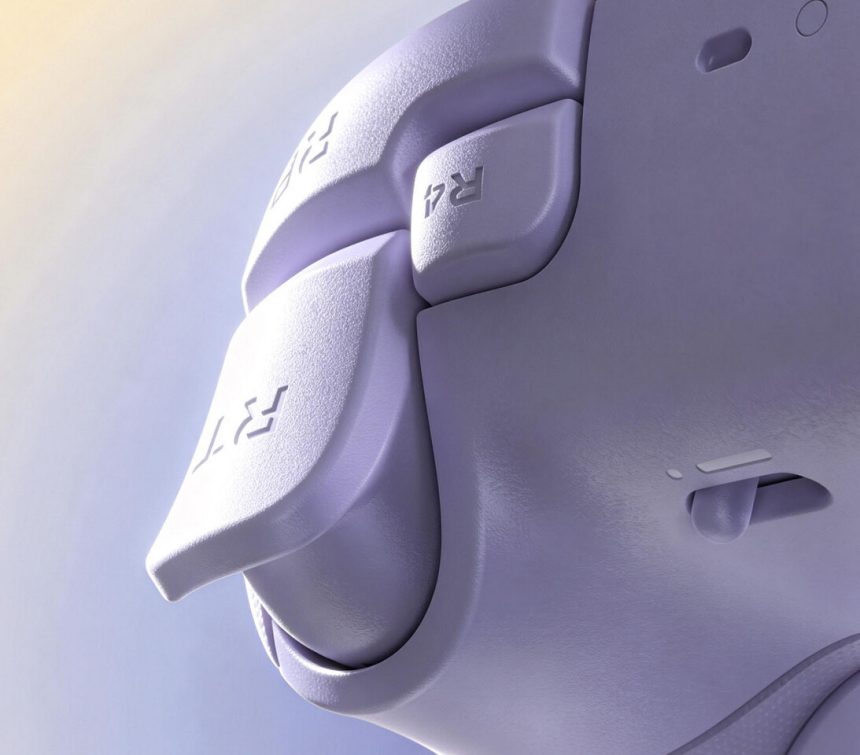 8BitDo Ultimate 3 Lavender Dusk vista frontal
