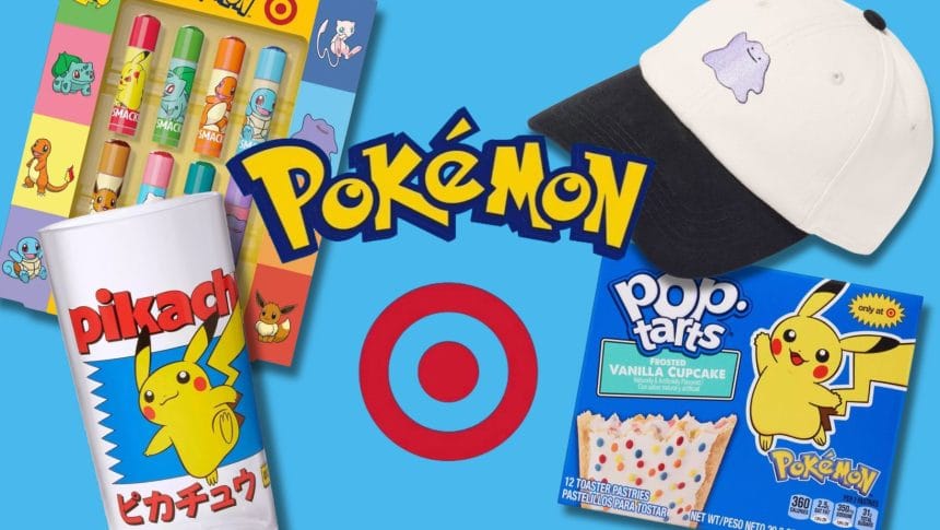 Ropa con motivos de Pokémon de la colección del 30 aniversario de Target