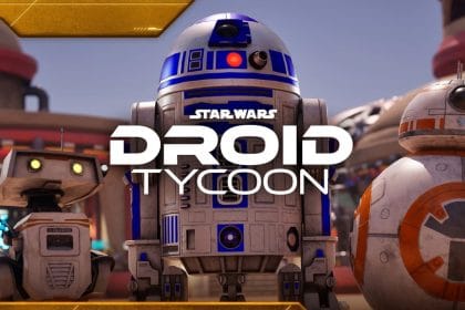 Jugabilidad de Droid Tycoon en Fortnite con droides trabajando