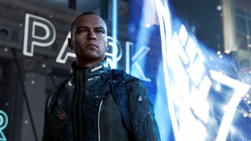 Oficinas de Quantic Dream con logo del estudio