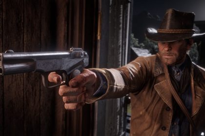 Logotipo de Virtuos junto a las carátulas de GTA 5 y Red Dead Redemption 2