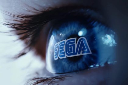 Logo de SEGA en fondo azul