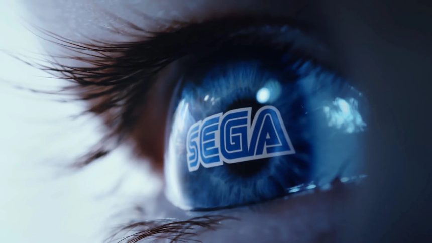 Logo de SEGA en fondo azul