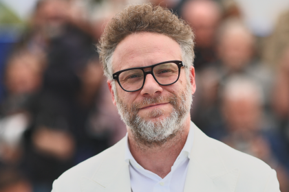 Seth Rogen hablando sobre IA y guiones
