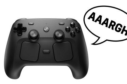 Steam Controller mostrando su diseño