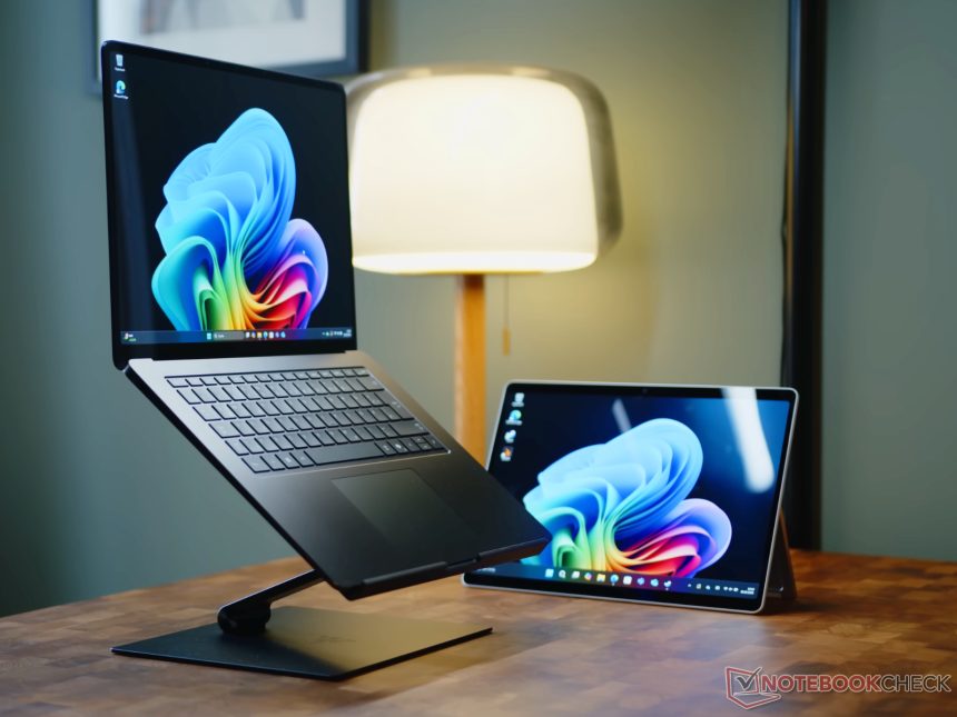Render de un Microsoft Surface con Snapdragon X2