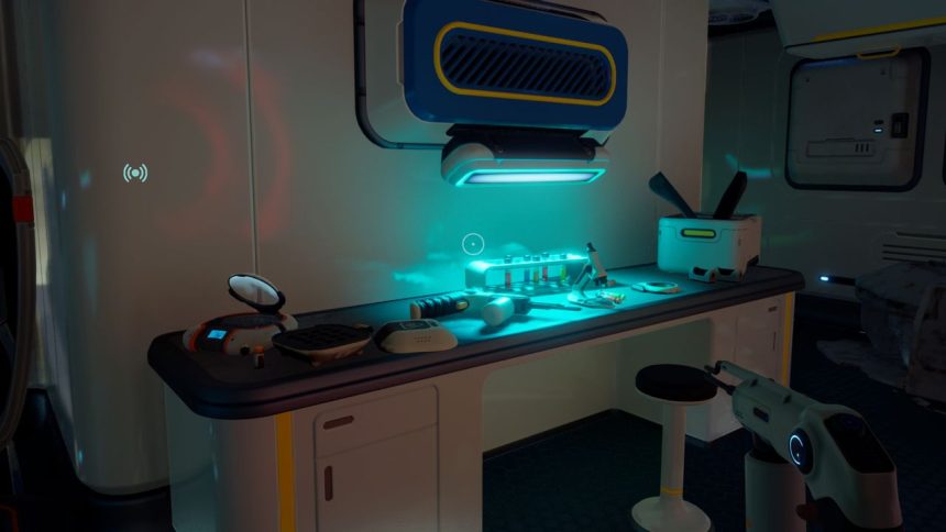 Herramienta de reparación en Subnautica 2