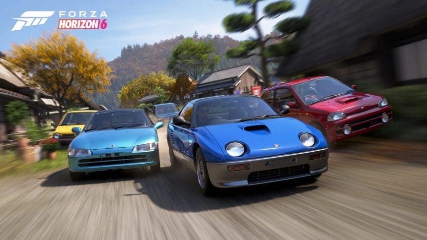 Forza Horizon 6 en Xbox Series X mostrando gameplay con resolución 4K