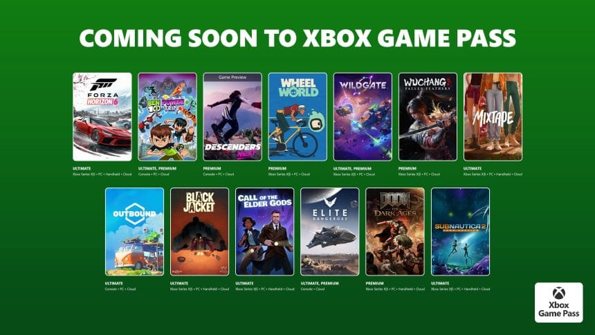 Pantalla de Forza Horizon 6 en Xbox Game Pass